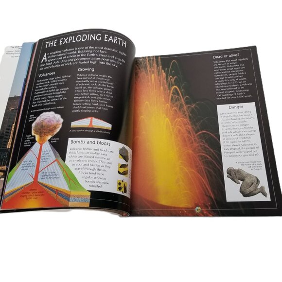 Usborne Encyclopedia of Planet Earth Scholastic Softcover Geography Science - Picture 6 of 11